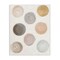 Stupell Industries Dull Paint Circles Quilted Beige Linen Backdrop Canvas Design By Patricia Pinto